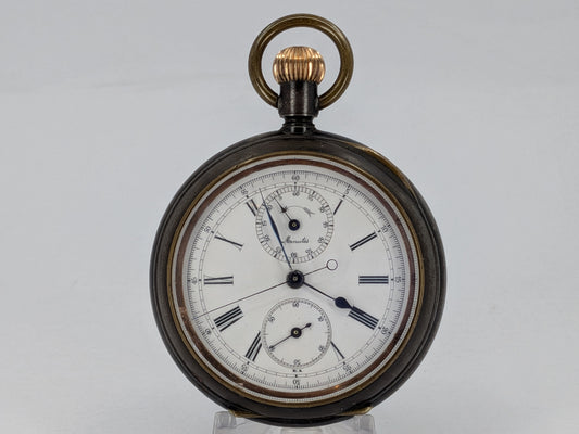 Stauffer-Nicolet Chronograph Pocket Watch