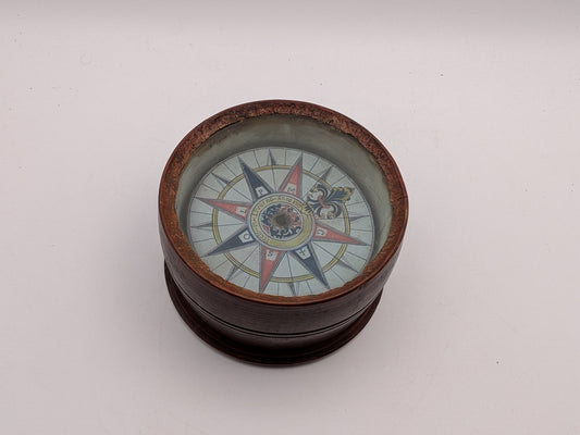 Antique Italian Dry Card Compass 1719