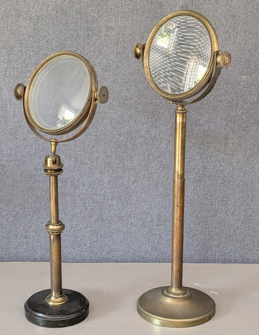 Set of Antique Magnifying Glasses on Stands