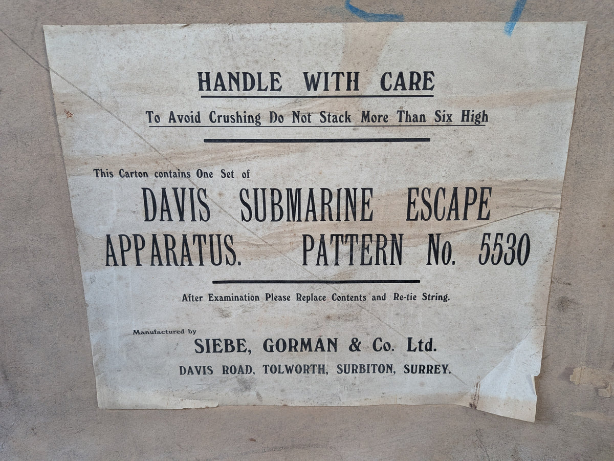 Siebe Gorman Original Box