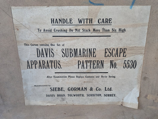 Siebe Gorman Original Box