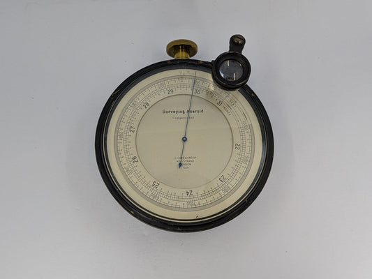 Antique Surveying Aneroid Barometer by J.H. Steward, 406 Strand, London