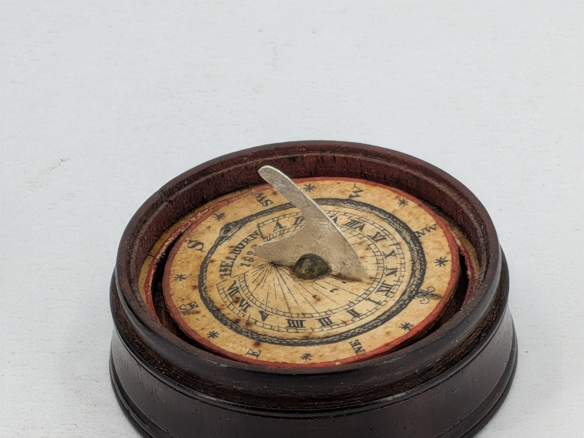 antique sundial compass
